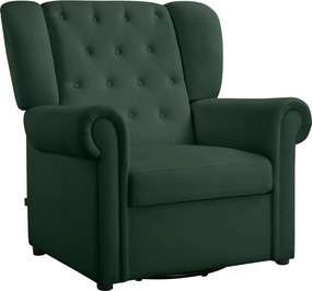 Зелено кадифено люлеещо се кресло Lillyse – Støraa