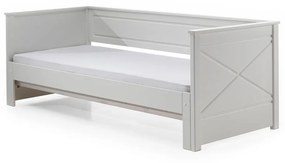 Бяло детско легло 180x200/90x200 cm разтегателно PINO – Vipack