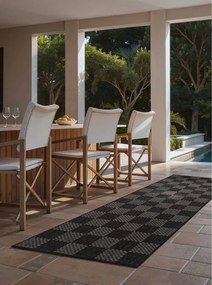 Черна/кремава пътека за открито и закрито 80x200 cm Haringey Dorothy – Ted Baker