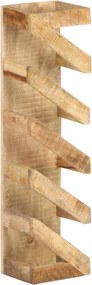 321627 vidaXL Стойка за вино за 5 бутилки, мангово дърво масив