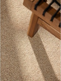 Ръчно изработен вълнен килим в естествен цвят 200x290 cm Puristic Knots – Elle Decoration