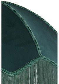 Висящо осветително тяло в петролен цвят с текстилен абажур ø 50 cm Malacia – Light &amp; Living