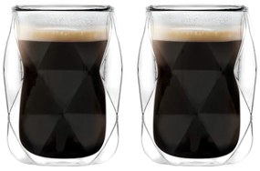 Чаши за еспресо с двойни дъна в комплект от 2 бр. 100 ml Geo – Vialli Design
