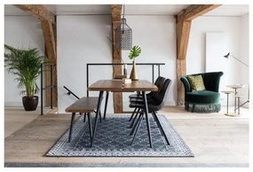 Пейка с черни стоманени крака , дължина 180 cm Alagon - Dutchbone