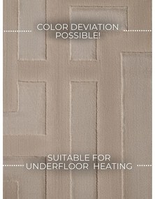 Бежов килим 160x235 cm Perles Onyx – Elle Decoration