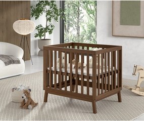 Кафява кошара за игра от масивен бор 95x75 cm Sezane – Vipack