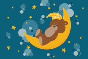Картина на платно – Мече на луната