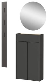 Комплект антрацит/натурален коридор Ameca - Germania