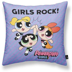 Калъфка за възглавница Powerpuff Girls Girls Rock A Люляк 45 x 45 cm