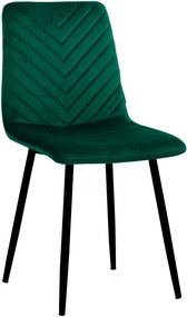 Кухненски стол Lina-Зелено (4) парчета