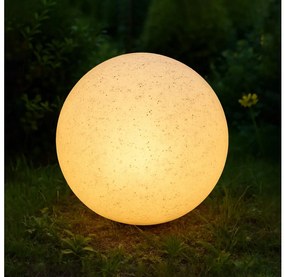 Външно декоративно осветително тяло LUMISTONE 1xE27/15W/230V IP65 Ø 28 см