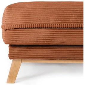 Оранжева табуретка от рипсено кадифе Tori – Bonami Selection