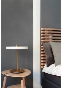 Бяла LED настолна лампа с възможност за димиране и метален абажур (височина 41,5 cm) Asteria Table - UMAGE