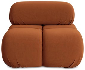 Оранжев кадифен модул за диван (среден модул) Lokua – Makamii