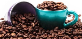 Картина на платно – Чашки с кафеени зърна