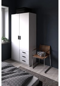 Бял гардероб 99x200 cm Sprint – Tvilum