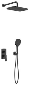 KFA Armatura 4529-501-81 - Душ комплект с вграден смесител MALAGA черен