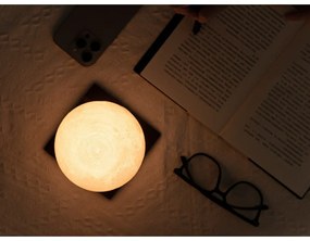 Тъмнокафява светлинна декорация с USB ø 12 cm Smart LunaSpin – Gingko