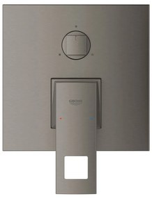 Външни части на смесител за баня за вграждане Grohe Eurocube-Anthracite Mat