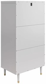 Светлосив висок скрин 70x141 cm Elizabeth – CosmoLiving by Cosmopolitan