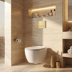 Комплект Структура за Вграждане за WC Slim 024N с Бутон HD Gold