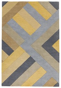 Сив и жълт килим Big Zig, 120 x 170 cm Reef - Asiatic Carpets