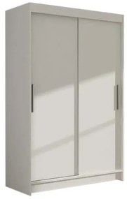 Плъзгащ се гардероб FLORIA I, 120x200x58, бяло мат