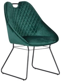 Трапезен стол GEDLING - тъмнозелен BF 2