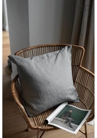 Ленена калъфка за възглавница 50x50 cm Khaki – Linen Tales