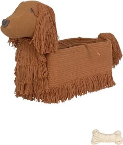 Кафява текстилна детска кошница за играчки 68x24x35 cm Poppy – Lorena Canals