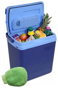 Хладилна кутия с дисплей 48 W / 230 V / 12 V, 25 л, синя