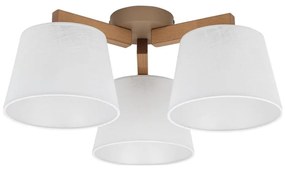 Brilagi - Плафонен полилей LATTE SABIA 3xE27/15W/230V бор/бял