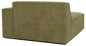 Модул за диван от зелен велур (десен ъгъл) Sting - Scandic