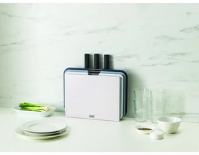 Комплект от 3 дъски за рязане и ножове с поставка Nest Plus - Joseph Joseph