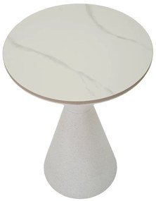 Кръгла странична масичка с керамичен плот ø 44 cm Fush – Mauro Ferretti