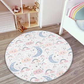 Светлосив детски килим ø 100 cm Comfort - Mila Home