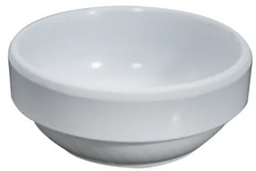 Alkan - Меламинова сосиера стакабъл бяла 7x7см (K-5000)