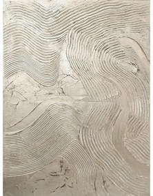 Ръчно рисувана картина 88x118 cm Metallic Silver – Malerifabrikken