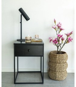 Черно нощно шкафче Vita – House Nordic