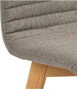 Комплект от 2 светлосиви трапезни стола Arosa - Actona