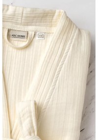 Кремава муселинова хавлия размер L/XL Kimono – Foutastic