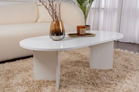 Кафе маса Sable, цвят Бял