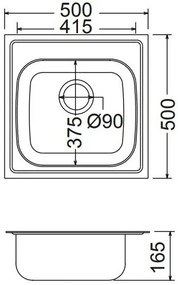 мивка Fortinox Valley 25050