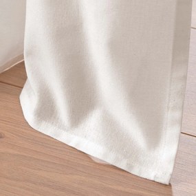 Бяло/бежово перде със смес от памук 140x240 cm Altea – douceur d'intérieur