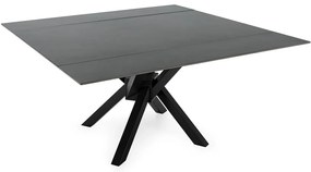 Сгъваема трапезна маса с допълнителна плоча с каменен плот за маса 90x150 cm Arlene – Marckeric