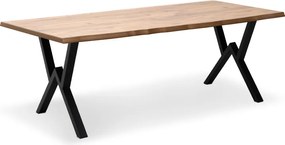 Маса Walter Mdf/металик в цвят акация 200x100x75см.