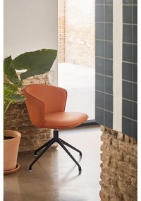 Оранжеви тапицирани трапезни столове в комплект 2 бр. Add – Teulat