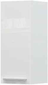 Висящ шкаф Raval V7-30-1K-White - White glossy