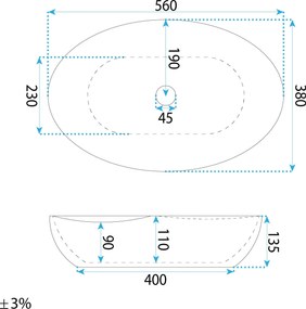 Умивалник за плот Emilia Reno