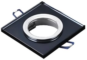 Вградено осветително тяло 1xGU10/MR16/10W/230V 9x9 см черно